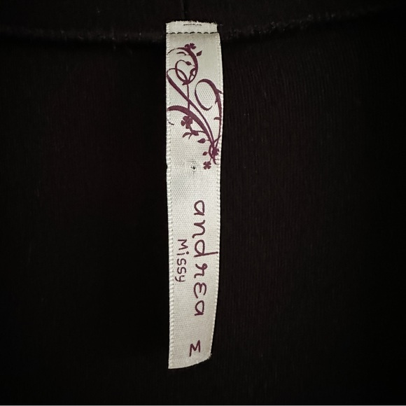 Black Open Front Cardigan for Women - Picture 4 of 5